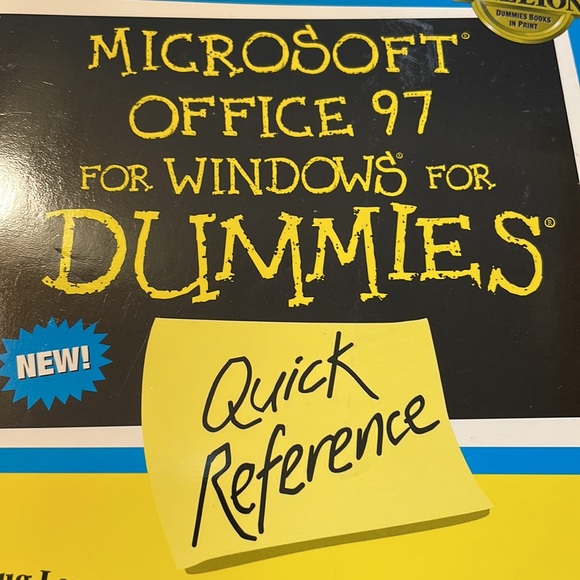 Microsoft Office 97 for Windows for Dummies Quick Reference Guide - Picture 4 of 4